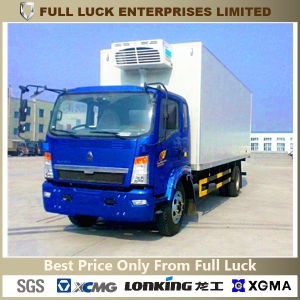 Sinotruk Rhd 5 Ton Refrigerated Truck / Refrigerator Van